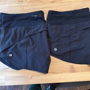 Lululemon Black speed up shorts (12)